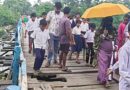 ৭০ গ্রামের ভরসা ভাঙাচোরা কাঠের সেতু! প্রতিশ্রুতির পর প্রতিশ্রুতি,কাজ কোথায়?
