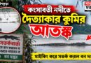 কংসাবতীতে ১২ ফুটের কুমির!পাঁশকুড়ায় আতঙ্ক,নদীতে নামতে নিষেধ বন দপ্তরের
