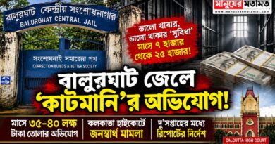 বন্দিদের ‘সুবিধা’র নামে মাসে লক্ষ লক্ষ টাকা? বালুরঘাট সেন্ট্রাল জেল ঘিরে বিস্ফোরক অভিযোগ,হাইকোর্টে মামলা