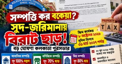 সম্পত্তি কর বকেয়া মেটাতে বড় সুযোগ, সুদ-জরিমানায় বিপুল ছাড় কলকাতা পুরসভার